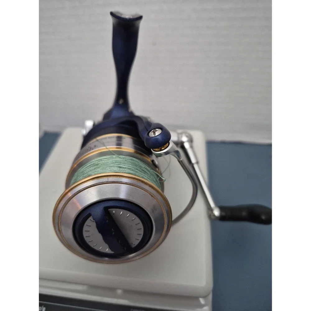 Team Daiwa Teierra 3500 Fishing Spinning Reel Prespooled 12 Ib Braid